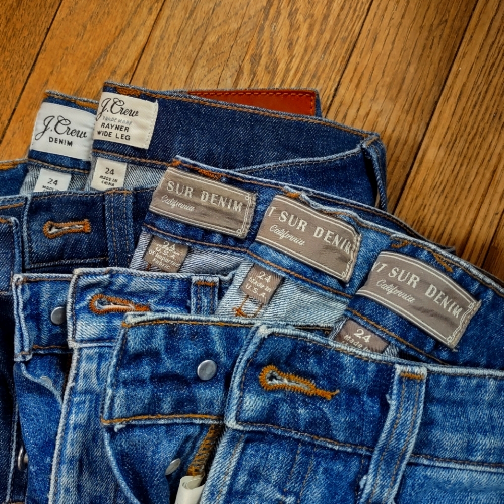 J. Crew Jeans size 24 LOT of 5 pairs EUC